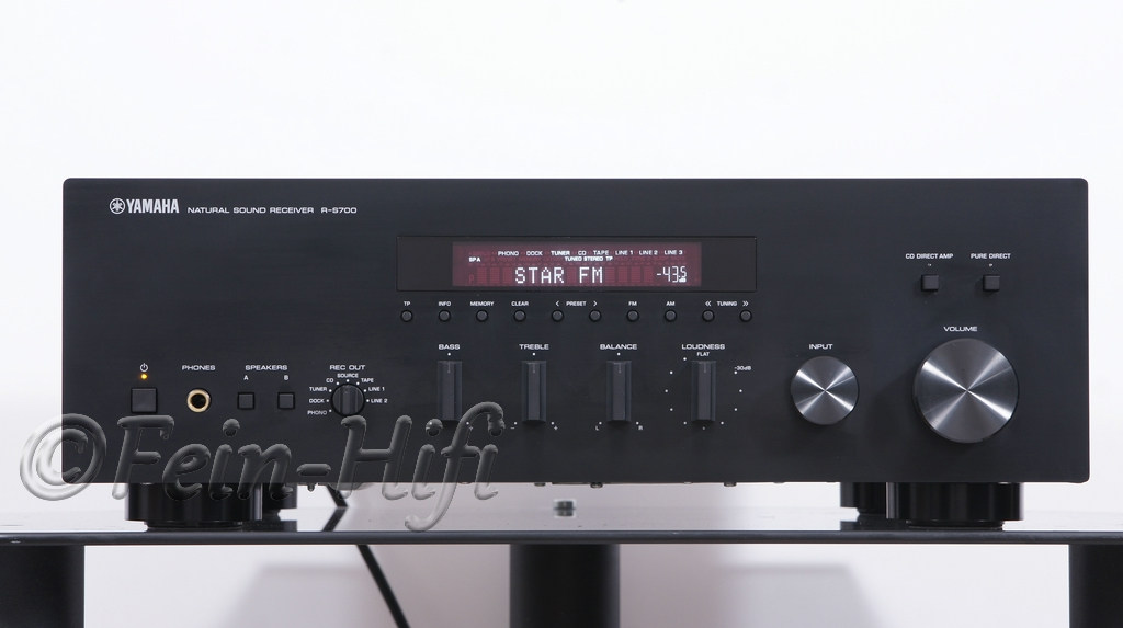 Yamaha RS700 RDS 2.1 Stereo Receiver mit 2x 160 Watt