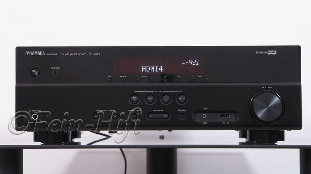 Yamaha RXV377 4K 5.1 HDMI Heimkino Receiver