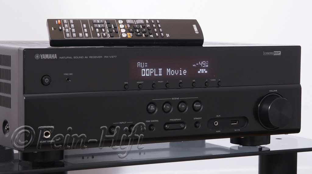 Yamaha RXV377 4K 5.1 HDMI Heimkino Receiver