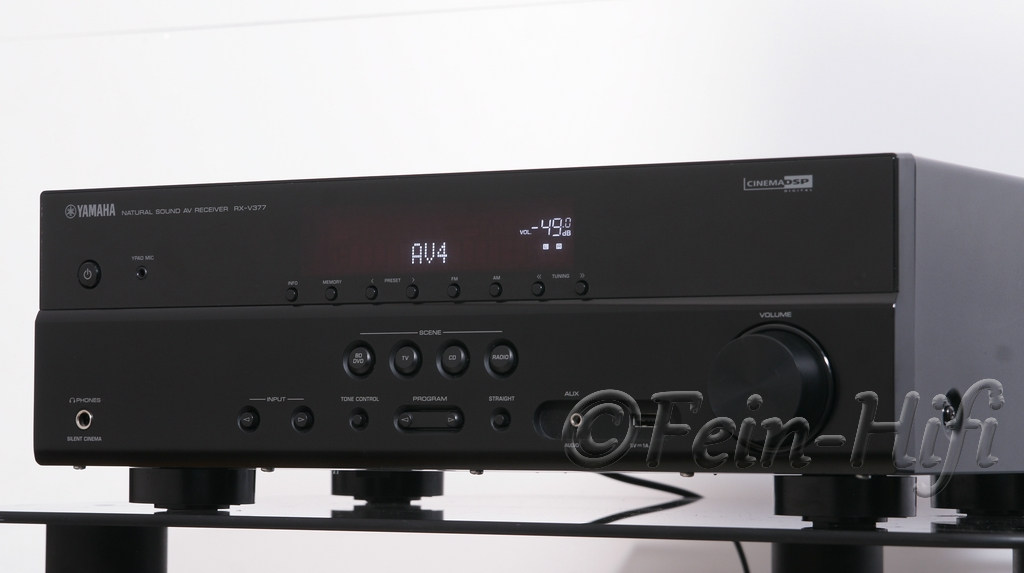 Yamaha RXV377 4K 5.1 HDMI Heimkino Receiver