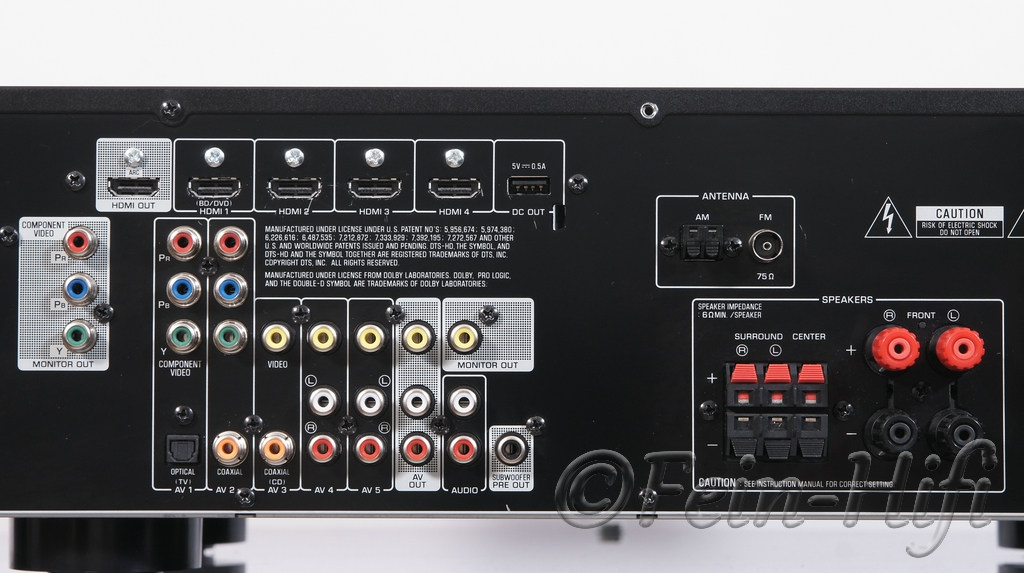 Yamaha RXV377 4K 5.1 HDMI Heimkino Receiver