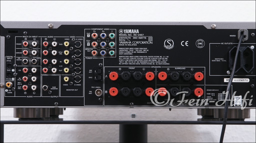 Ресивер yamaha rx v373 схема