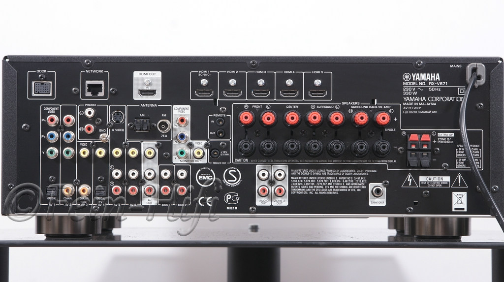 Yamaha RXV671 Netzwerk 7.1 HDMI AVReceiver mit vTuner