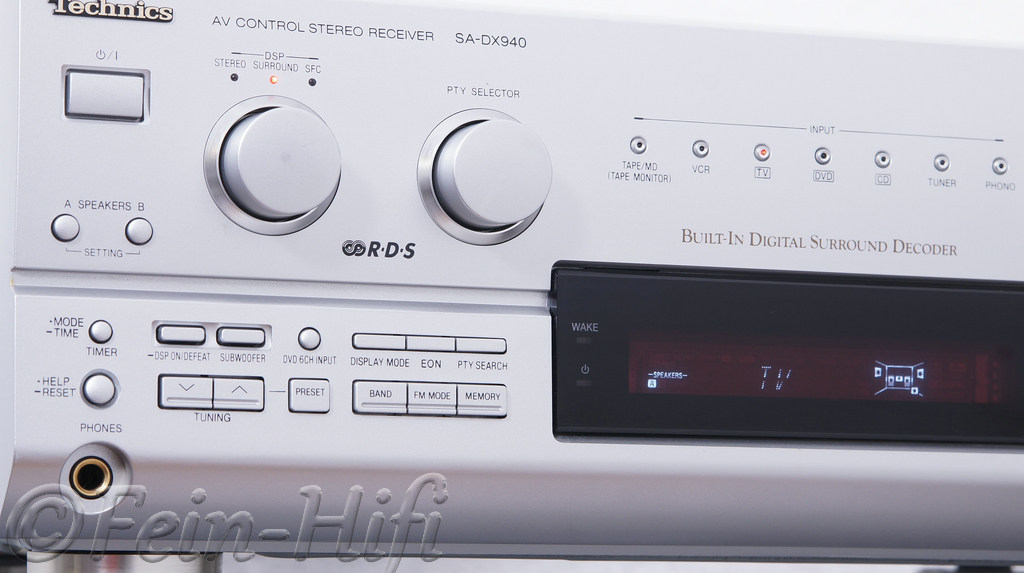 Technics SADX940 Dolby Digital DTS AV Receiver silber
