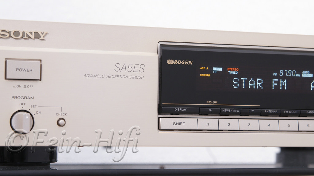Tuner Hi-Fi Sony ST-SA5 ES - Haute Finition, AM/FM, RDS-EON, Made In Japan