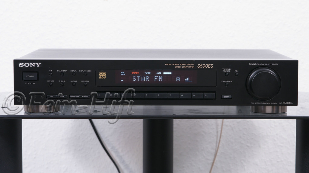 Sony STS590 ES Stereo FM/AM Tuner mit RDS gebraucht