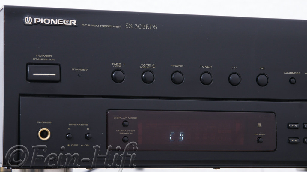 Pioneer SX-303RDS Stereo Receiver mit Phonoeingang