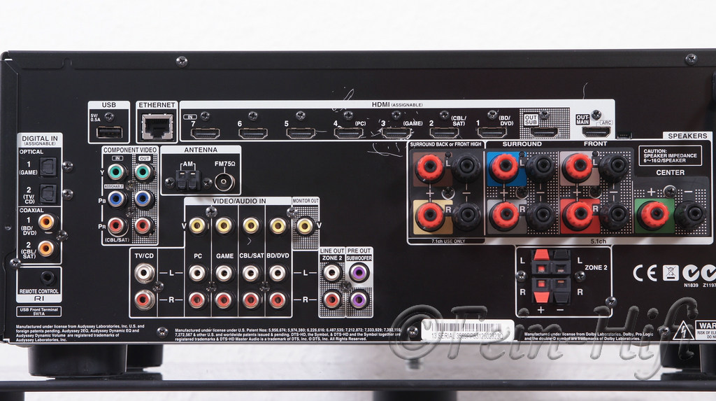 Onkyo TXNR515 HDMI 4K 7.2 AVReceiver mit LAN & USB