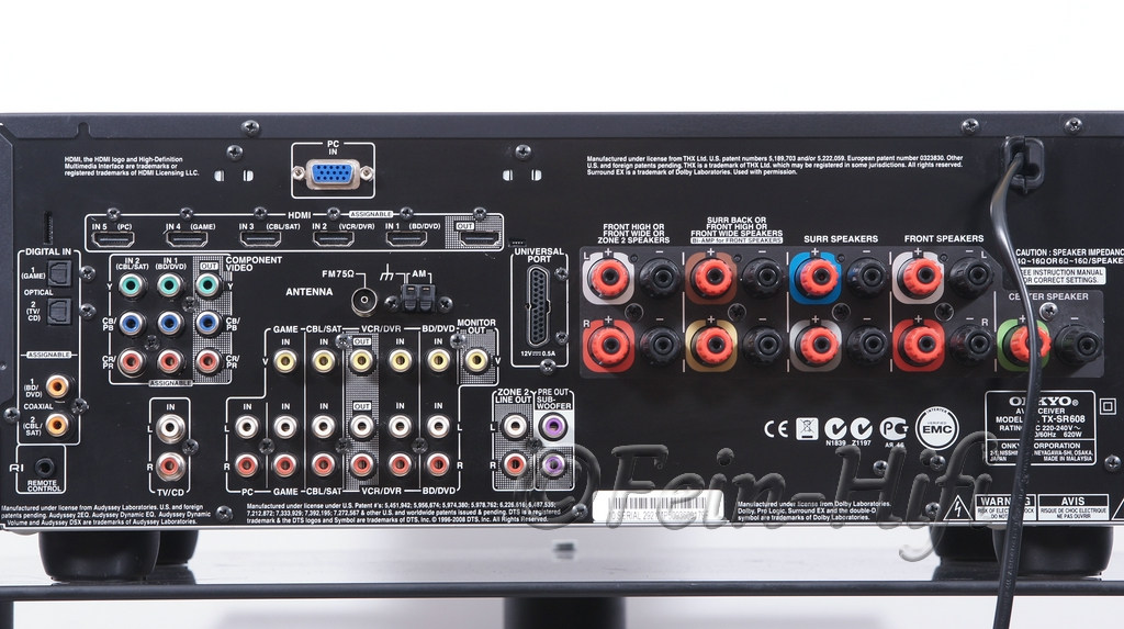 Onkyo TXSR608 Digital THX 7.1 Heimkino AVReceiver