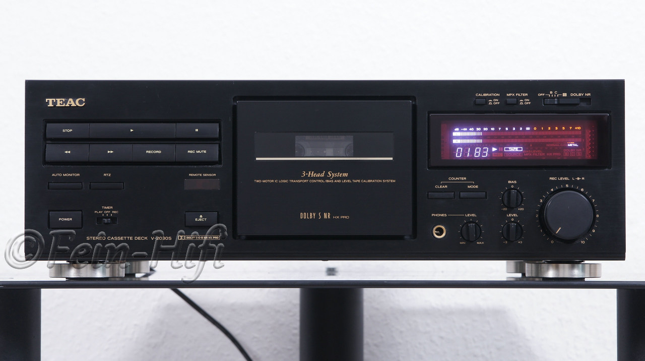 TEAC V-2030S 3-Kopf HiFi Kassettendeck mit Dolby S TEAC V-2030S 3-Kopf HiFi Kassettendeck mit Dolby S