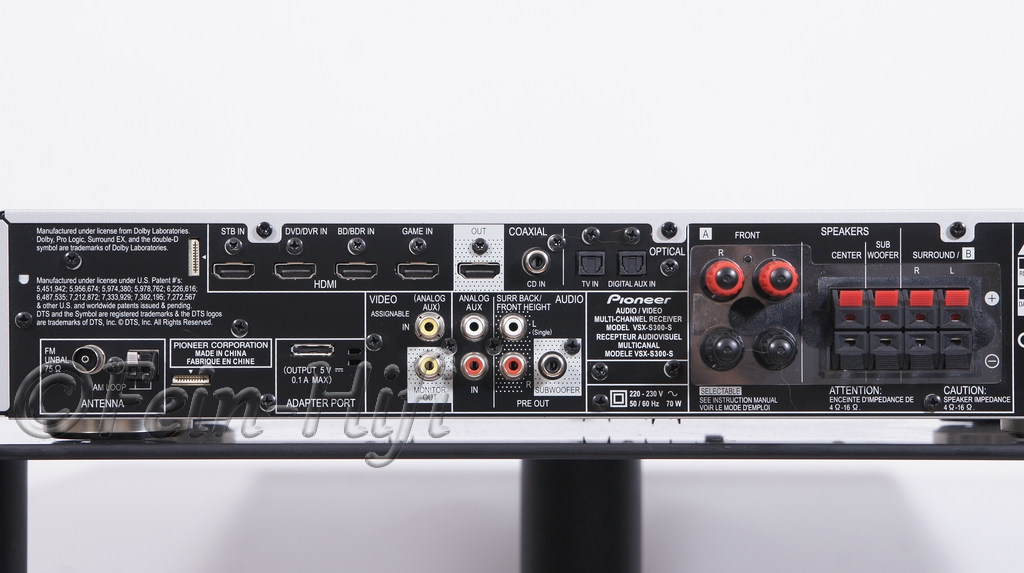Pioneer VSX-S300 slimline HDMI AV-Receiver mit Subwoofer Out