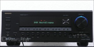 Zeigt die Seitenansicht-Links von Onkyo TX-SR603E D