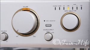 Onkyo A-921 Stereo Verstärker im Midi Format champagner