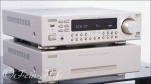 Denon AVR-F100 & POA100 Dolby Digital DTS AV Vorstufe und Endstufe champagner