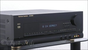 Zeigt die Seitenansicht-Links von Harman Kardon AVR-500 Highend Dolby Digital Receiver